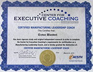 Certified Manufacturing Leadership Coach Diploma